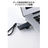 ELECOM Card Reader USB-A 2-in-1 5Gbps 【Supports SDXC/SDHC/SD/microSDXC/microSDHC/microSD】 MR3-D20EBK