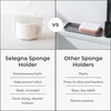 Selegna Diatomite Sponge Holder - Quick Dry Kitchen Sink Organizer