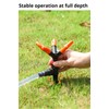 360° Rotating Sprinkler – Lawn Sprinkler with Adjustable 45° Angle,