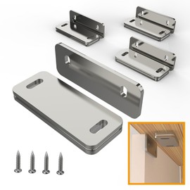 Cabinet Magnets, Magnetic Door Catch, Ultra Thin Magnetic Drawer Catch for Cabinet, Drawer, Wardrobe, Storage Cabine (White 4PCS)