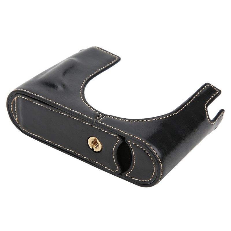 PU Leather Case Protective Half Body Cover Shell for Leica