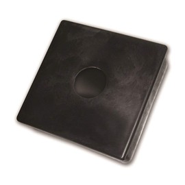 LEGENDARY-YES Rv Bumper Plug 4 Inch Square Locking End Cap Cover Travel Trailer Camperng Securely Hold Sewer Hoses in Place Weather and UV Resistant Easy Removal and Attaches to Bumper