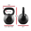 CAP Barbell Cast Iron Kettlebell, 50 Pounds