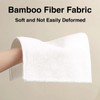 Bamboo Fiber Dish Cloths for Kitchen, Reusable Dish Towels,Double Layered,