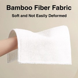 Bamboo Fiber Dish Cloths for Kitchen, Reusable Dish Towels,Double Layered, Super Absorbent, for Cleaning, Washing, and Drying Multipurpose Cleaning Rags for Home Pack of 5