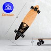 SereneLife Mini Cruiser Skateboard for Kids, Teens and Adults, Flat