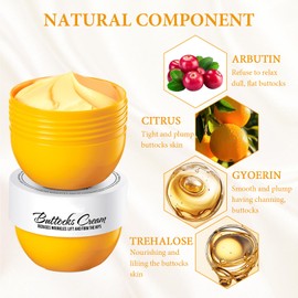 Bum bum Cream Brazilian Bumbum Cream Hip Lift up Cream Smoother Firmer Skin Hydrates and Nourishes Fast Absorbing for Body Butt Lifting Balance Skin Tone and Daily Use Non-greasy