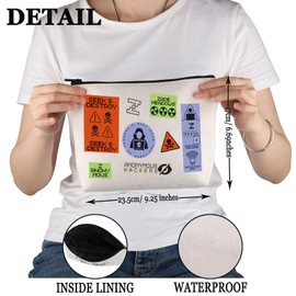 PYOUL Cat & Mouse Book Lover Inspired Gift Z Meadows Fan Makeup Bag Zaddy Zade Cosmetic Bag Dark Romance Merch (Z Meadows Fan Bag)