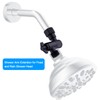 360° Adjustable Shower Head Extension Adapter, Matte Black Shower Angle
