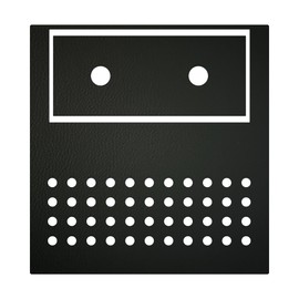 KRONENSCHLUSS Barista – Made in Germany Protective Mat Rocket Appartamento for Stainless Steel Railing Made of Vegan Leather Durable Protection Against Scratches Washable and Durable