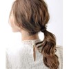 VingTAINE H7033 Cotton Pearl Hair Elastic (S) Simple Classical Hair