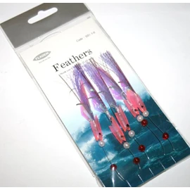 Fladen 5 hook Pink Hokki Tail Rig size 1/0 hooks qty x 1