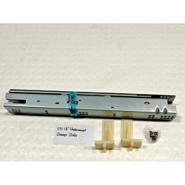 DTC Pair of DTC 18" Undermount Drawer Slides, Full Extension, Soft-Close Location F4