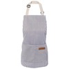 Giantree 1Pcs Kids Apron for Cooking, Toddler Apron for Girls, Toddler Apron Stripes Kid with 2 Pocket, Cute Kids Apron for Cooking, Bib Soft Apron for Boy Girl Adjustable Painting Children Chef Apron