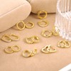 ALEXCRAFT 14K Huggie Gold Hoop Earrings Set for Women with