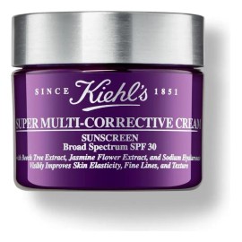 Kiehl's Super Multi-Corrective Face Cream, Crema Facial Hidratante 5 en 1, SPF30 Anti signos de la Edad, Reduce Líneas de Expresión, con Protección Solar FPS 30 y Ácido Hialurónico, 50 ml