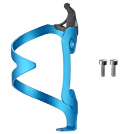 ROCKBROS Bottle Holder Bicycle Aluminium Alloy Lightweight Water Bottle Holder for MTB Road Bike Drink Holder Black/Red/Blue/Silver 1 Piece/1 Pair