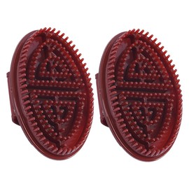 FRCOLOR 2pcs Body Massage Brush Deep Tissue Massager Tool for Neck Back Abdomen Comfortable Tpe Material for Relaxation Soreness Relief for Home Use