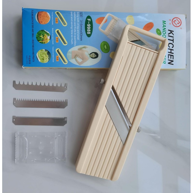 Handheld Mandoline - Japanese Style Slicer for Vegetables, Cabbage, Cucumber
