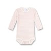 Sanetta Long-Sleeved Bodysuit (Pack of 3) Pink Stripes Pink and
