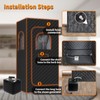Portable Sauna Steamer Machine with Remote Control, 3L 1200W Upgrated