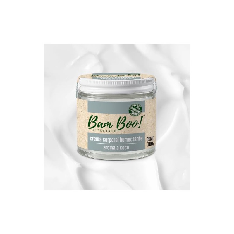 Crema Humectante Natural Aroma a Coco para Cara y Cuerpo