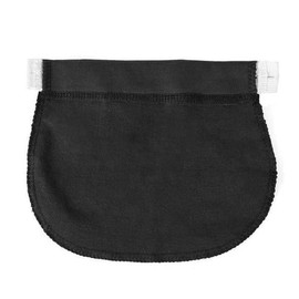 Maternity Pregnancy Waistband Elastic Extender Waist Pant Belt Button Adjustable Black