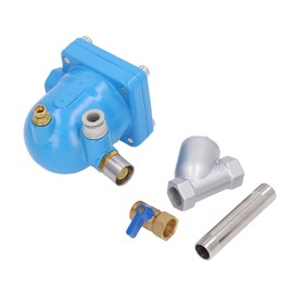 Pneumatic Automatic Drainer, Anti Air Blocking Die Cast Shell Low Loss Automatic Drain Valve for Air Compressor(Drainer Filter Installation Tube)