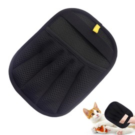 EsiFare Pet Grooming Gloves Double Sided Gentle Hair Loss Gloves Cat Grooming Gloves Cat Hair Removal Gloves Pet Gloves Brush Static Pet Hair Gloves Reusable Pet Hair Removal Gloves Dog Cat Rabbit