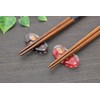 Ishida Chopsticks, Made in Japan, Black/Red Body Size: Chopsticks: 9.1