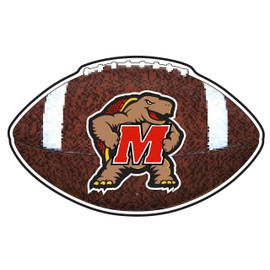 Craftique Maryland Decal (M Terrapin Football Decal (4",6"), 4 in)