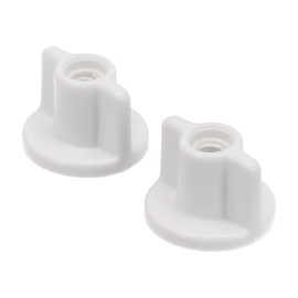 HOgardenME 2 Pieces Toilet Seat Back Nuts for 6mm Toilet Seat Screw Fixing Fittings Fixing Nut Hinges for Toilet Screws Hardware