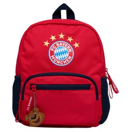 FC Bayern München FCB Children's 5 Star Backpack, red