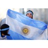 2 x Argentina Flag 3x5 ft Large Flag with Buckle