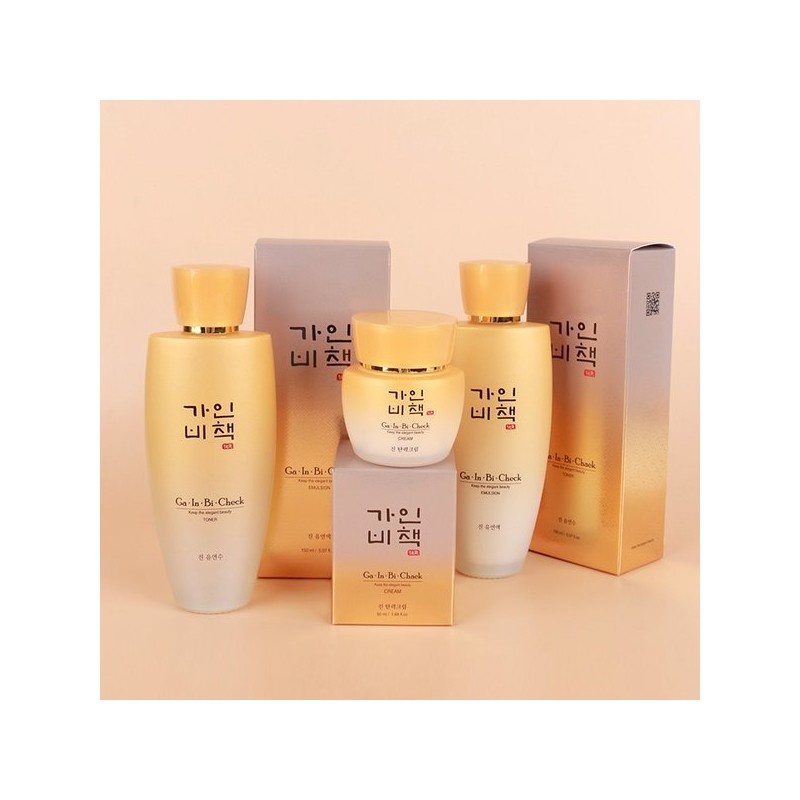 Gainbi Chek 가인비책 진 엑소좀 탄력 패키지 10종 단품 세트