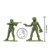BMC Plastic Army Women - 36pc OD Green Female Soldier