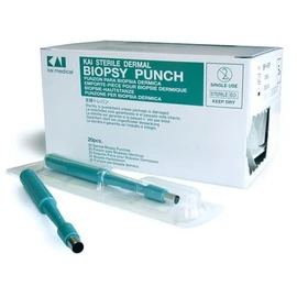Kai BP-40F 4.0mm Diameter Sterile Single Use Biopsy Punch (Pack of 20)