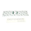 Land Rover Defender 110 Rear Decal Silver ON Clear Background