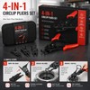 4-in-1 Circlip Pliers Set for Ring Repairs – Interchangeable Snap