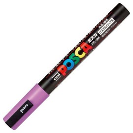 POSCA Uni Posca PC3MP.11 Water-Based Paint Marker, Fine Point, Pastel Purple