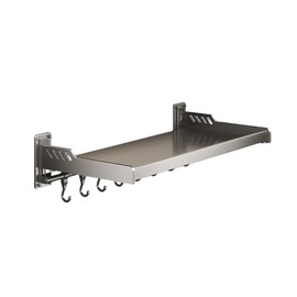 POWDONUNT Wall-Mounted Kitchen Organizer – Microwave Spice Rack, Heavy-Duty & Easy Setup (Mini with Hook)