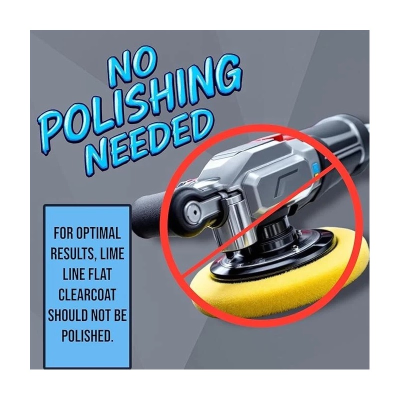 LiME LiNE Automotive Flat/Satin Clear Coat 2k Top Coat +