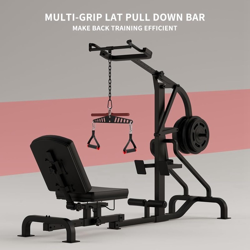 YEHEI Multi-Grip LAT Pull Down Bar for Home Gym Fitness