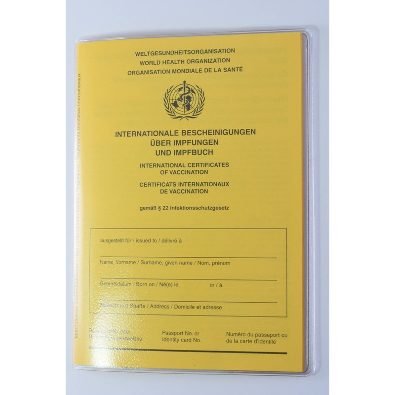 orgaexpert Protective Cover for Old Vaccination Certificate 155 x 110