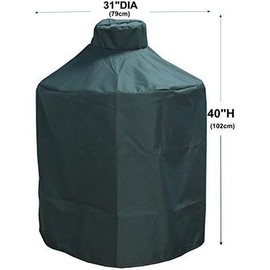 Cover Compatible with Large Big Green Egg, Ceramic Grill Cover Outdoor Grill Cover with Durable and Water Resistant Fabric, Large(Green) - Color: green, Size: X-Large