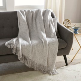 Crafted by Catherine Gray Faux Mohair Throw 50" x 60"