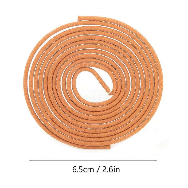 Hztyyier Sandalwood Coils Incense 4 Hours Indoor Incense 48pcs/Box Sandalwood