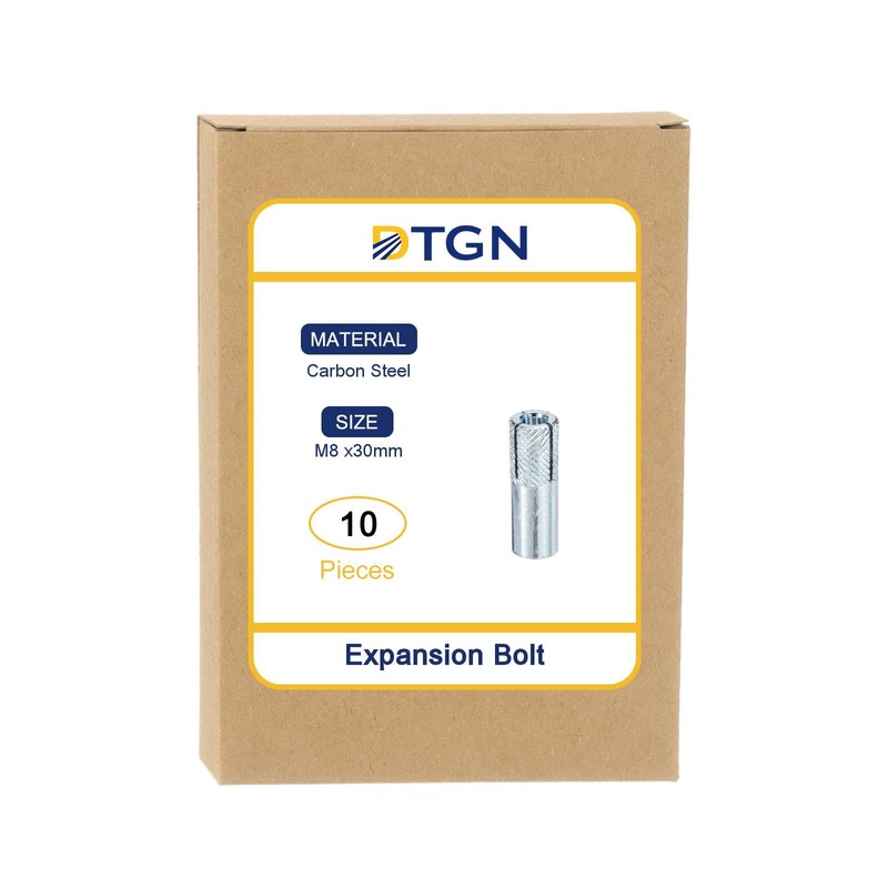 DTGN M8 x 30mm Drop-In Anchors - 10 Pack -