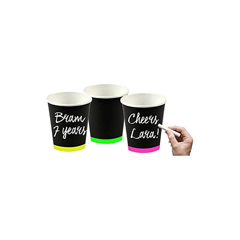 Folat Party Cups Writeable Pack of 6