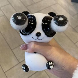 Panda Squishy Toy, Stress Relief, Decompression Goods, Low Rising, Squeeze, Stress Relief, Good Texture, Non-toxic, Tasteless, Cute, Soft, Funny Toy, MoE, Cute, Finger Play, Killing Time, For Kids